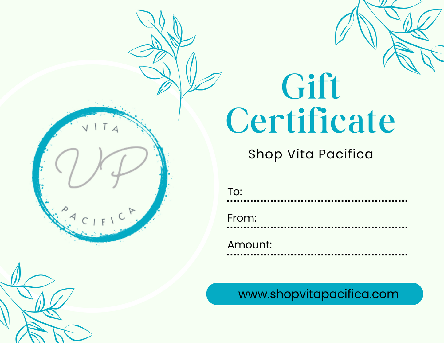Vita Pacifica Gift Card