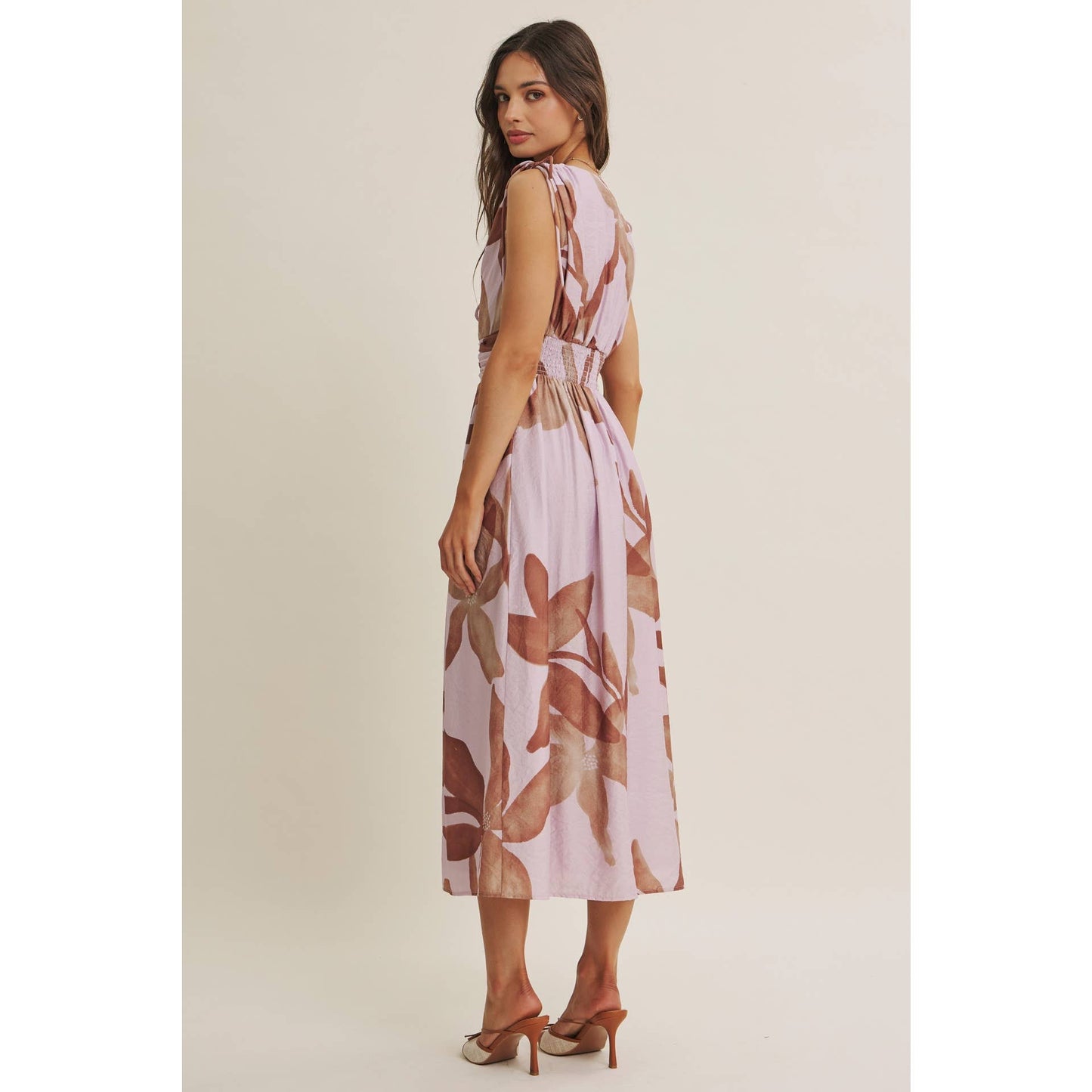 Tropical Sunset Midi Dress