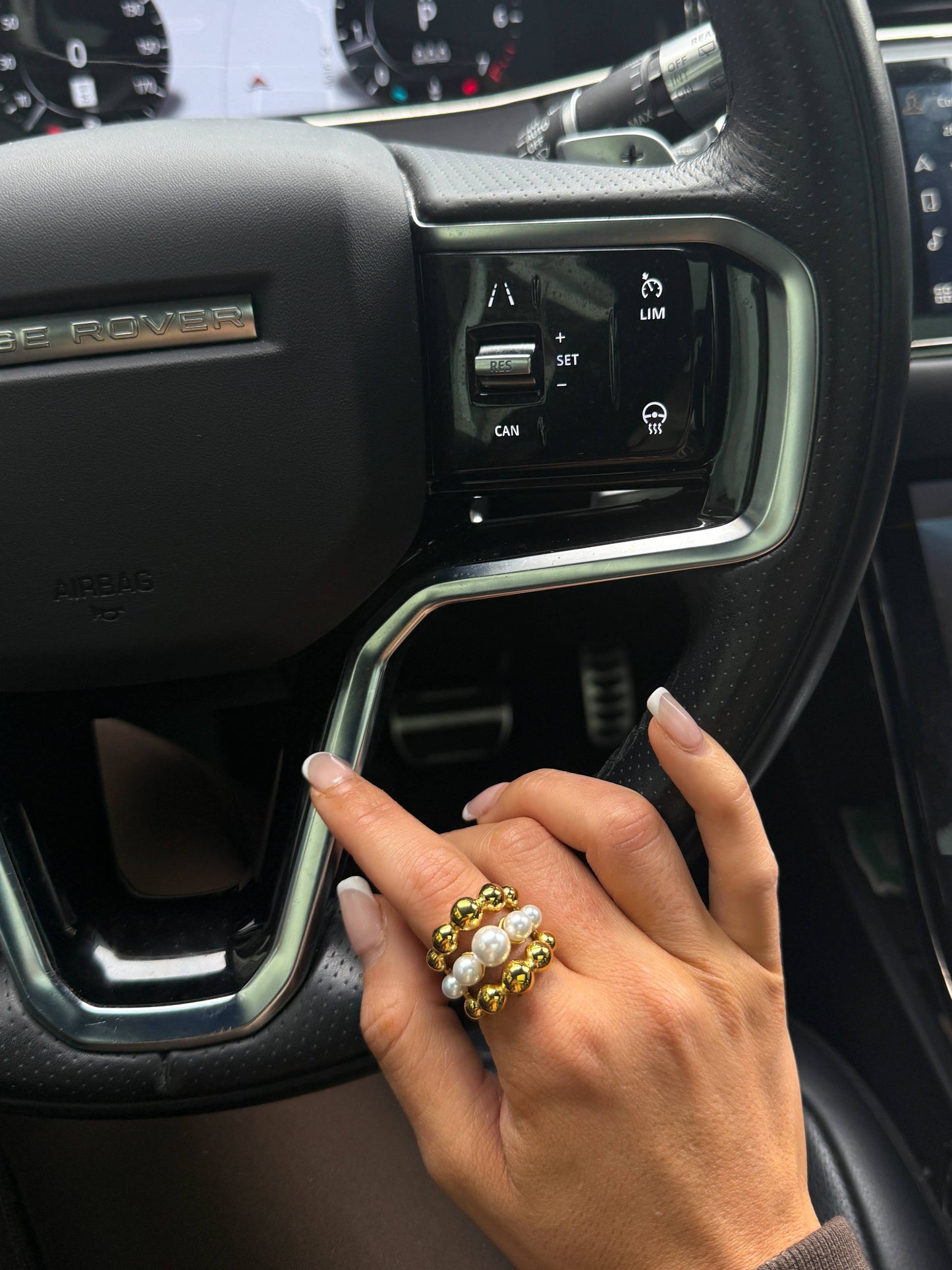 Golden Dome Tiered Ring