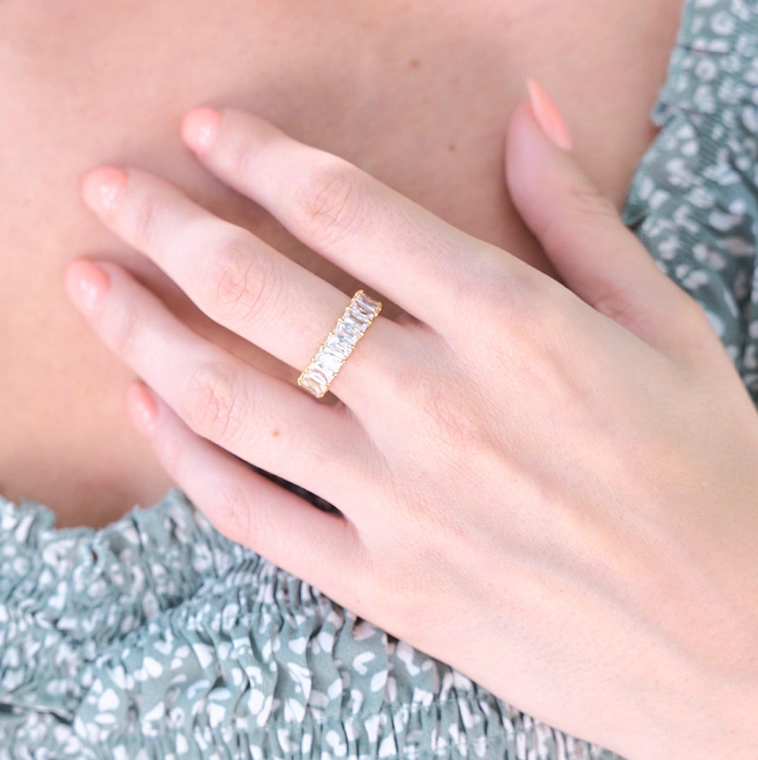 Crystal Waters Diamond Waterproof Ring