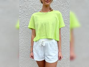 Travel Loving Cropped Tee