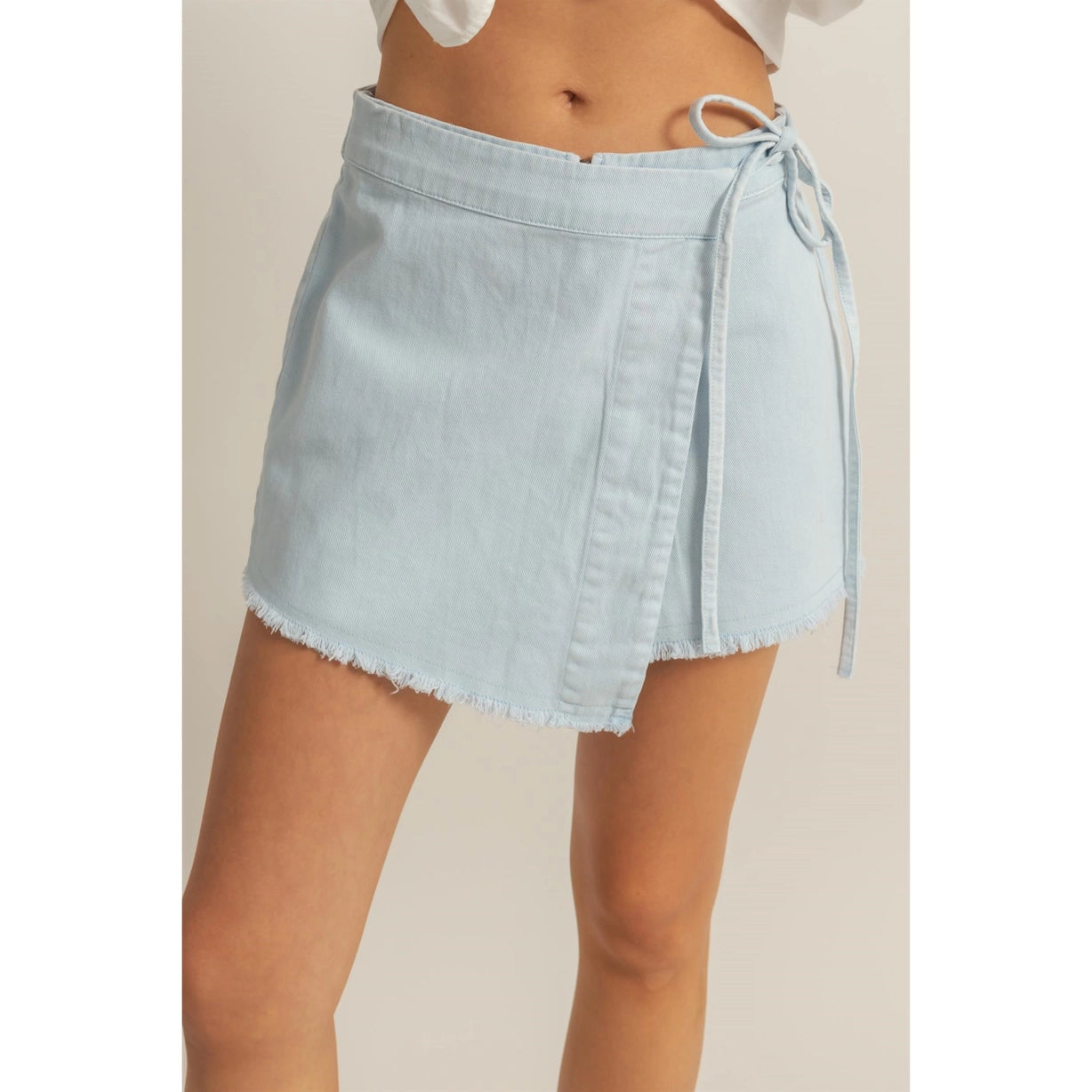 Ocean Blues Light Denim Skort