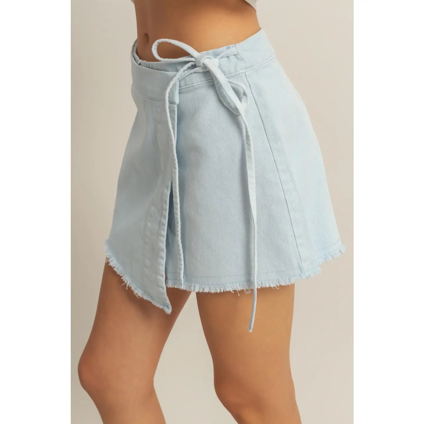 Ocean Blues Light Denim Skort