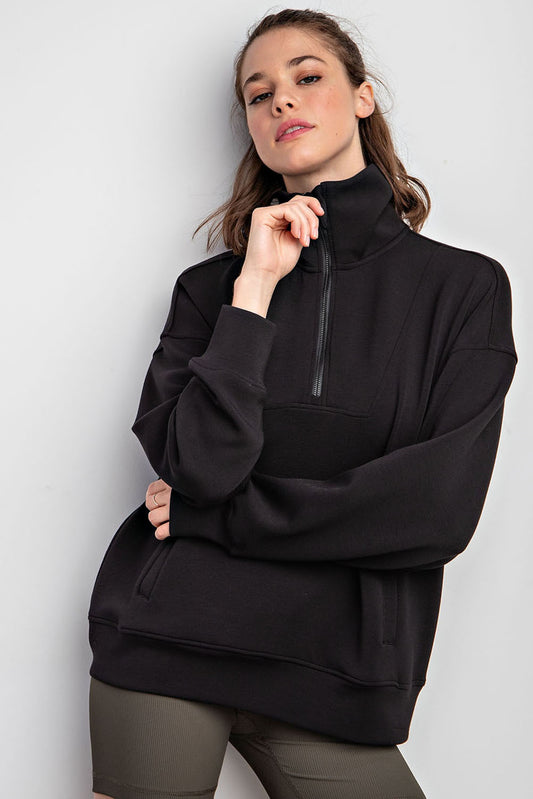 Roam Free Modal Quarter Zip Pullover