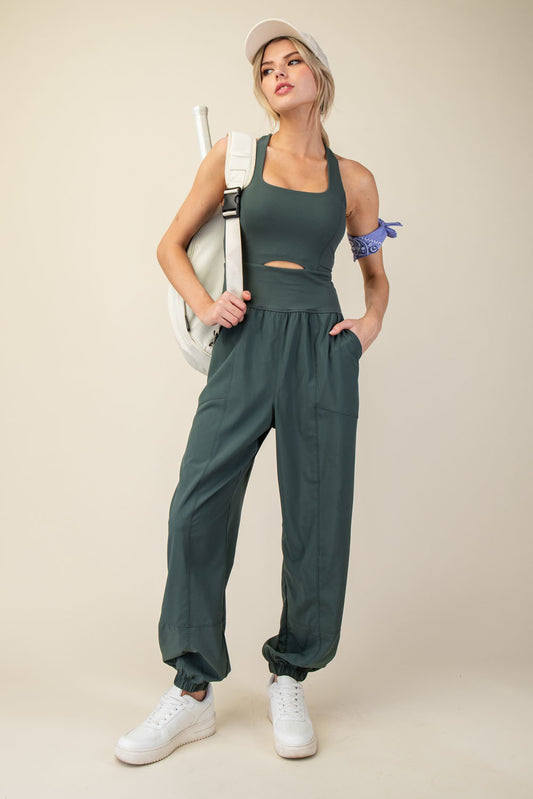 Tropical Trek Jogger Jumpsuit