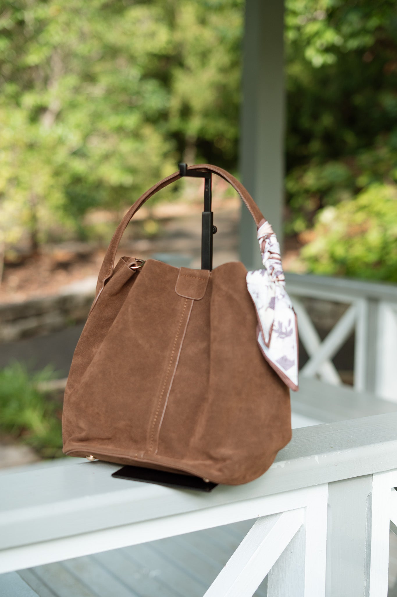Holland Suede Scarf Handbag