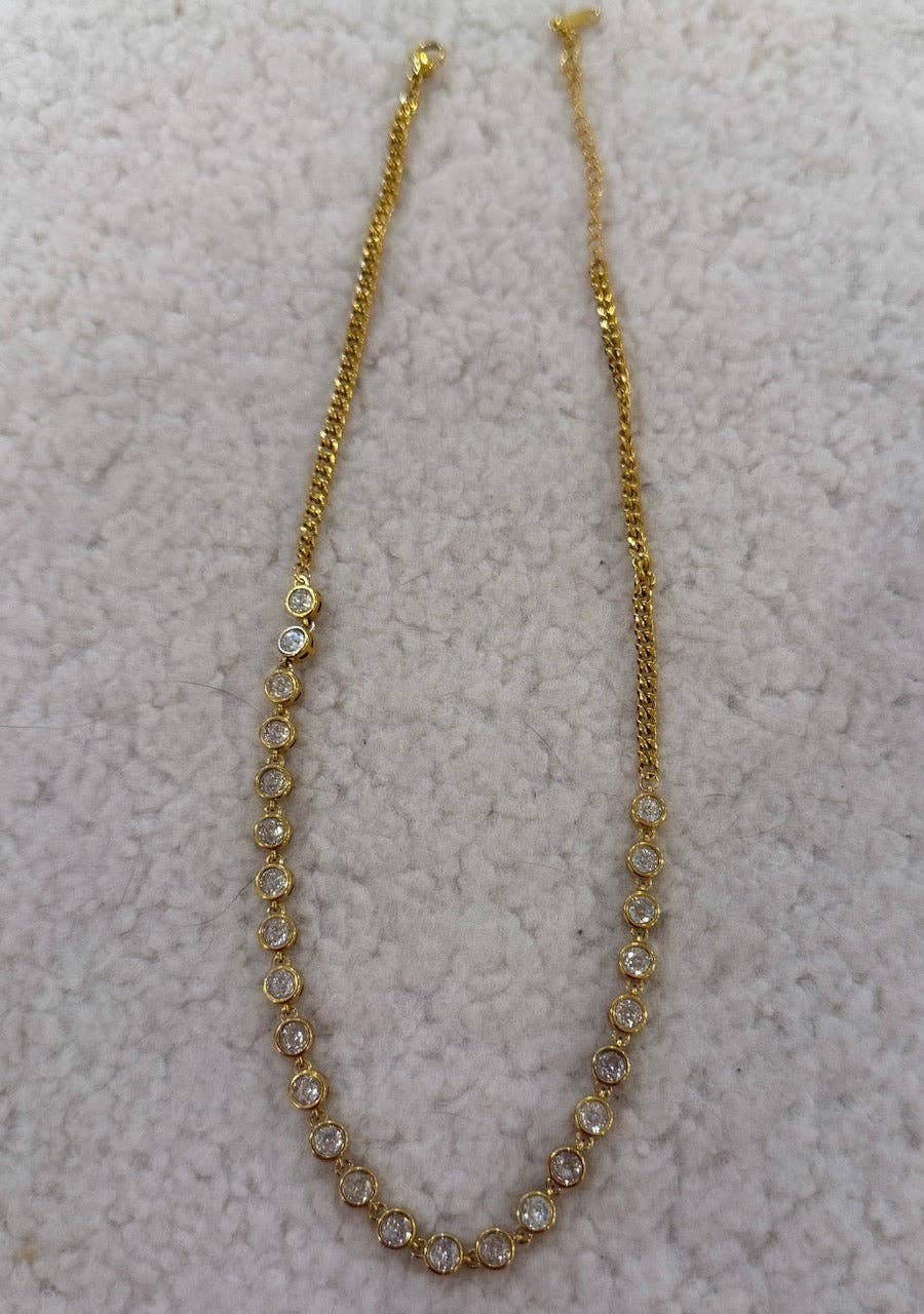 Crystal Row Necklace