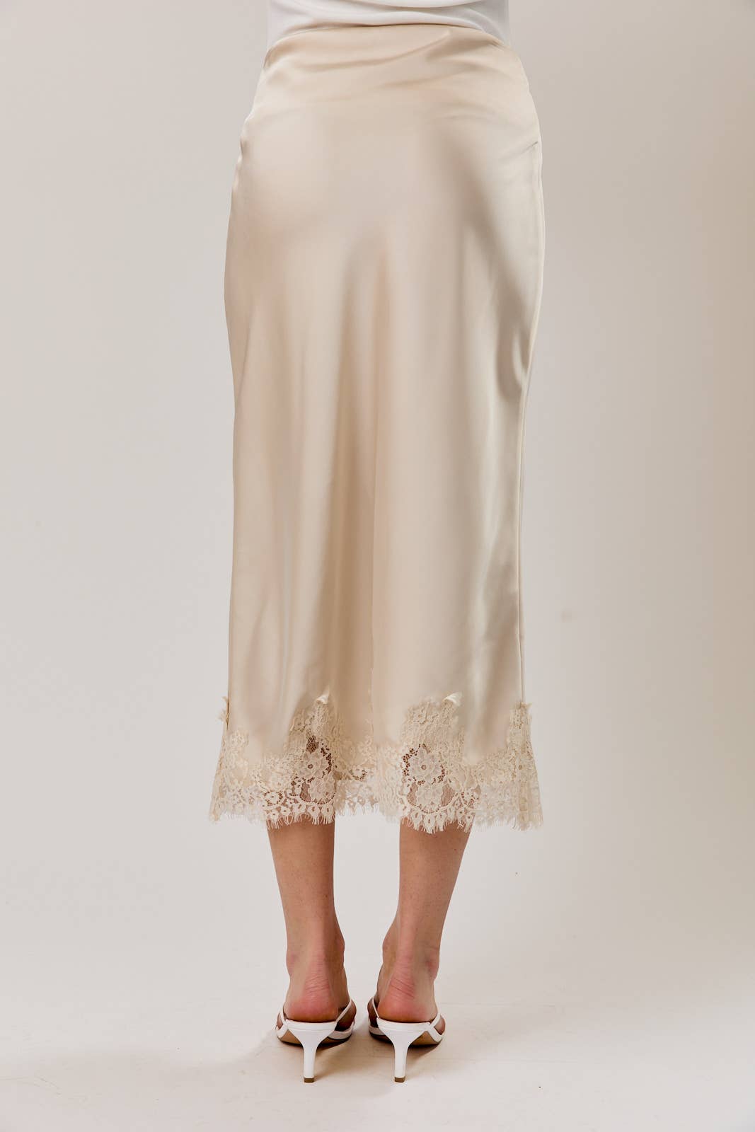Pearl Tide Midi Skirt