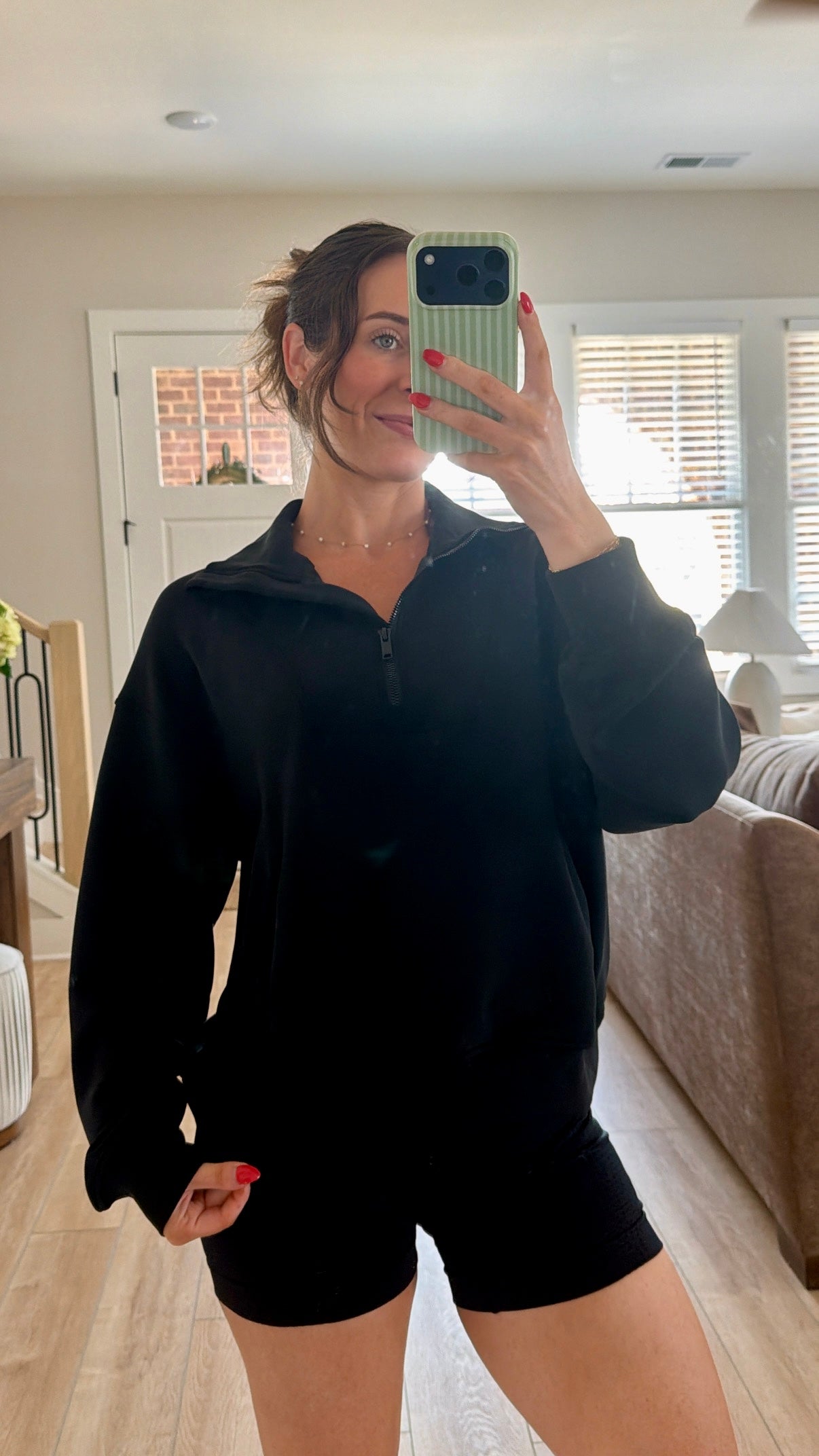 Roam Free Modal Quarter Zip Pullover