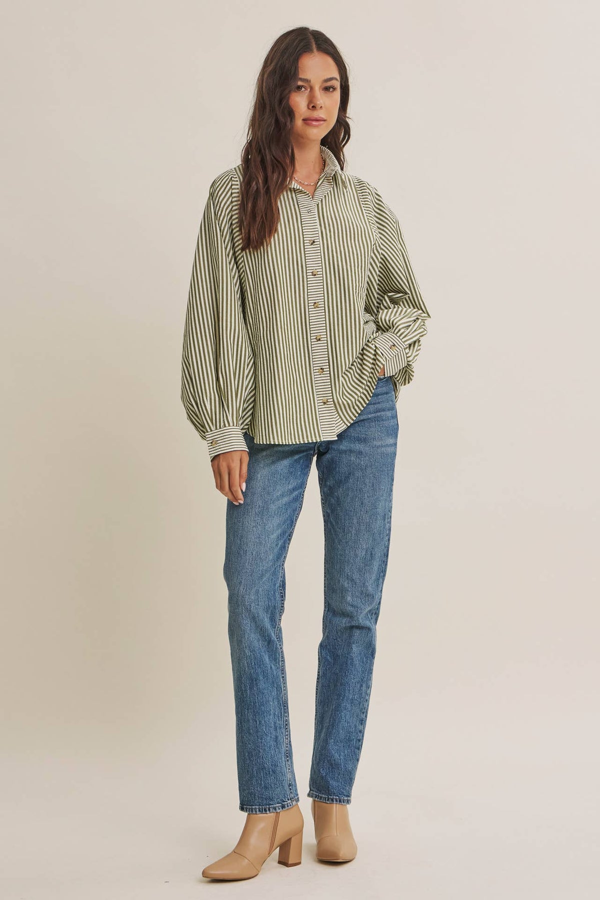 French Cafe Button Down Shirt