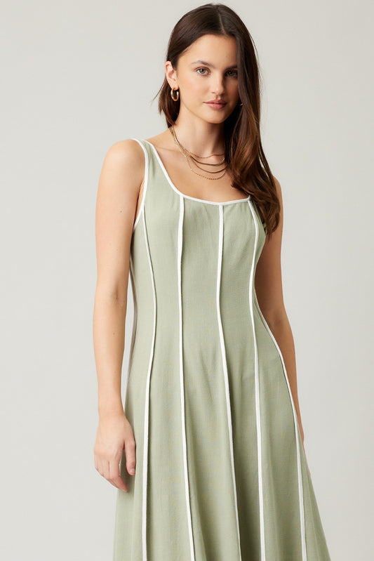 Sage Shore Maxi Dress
