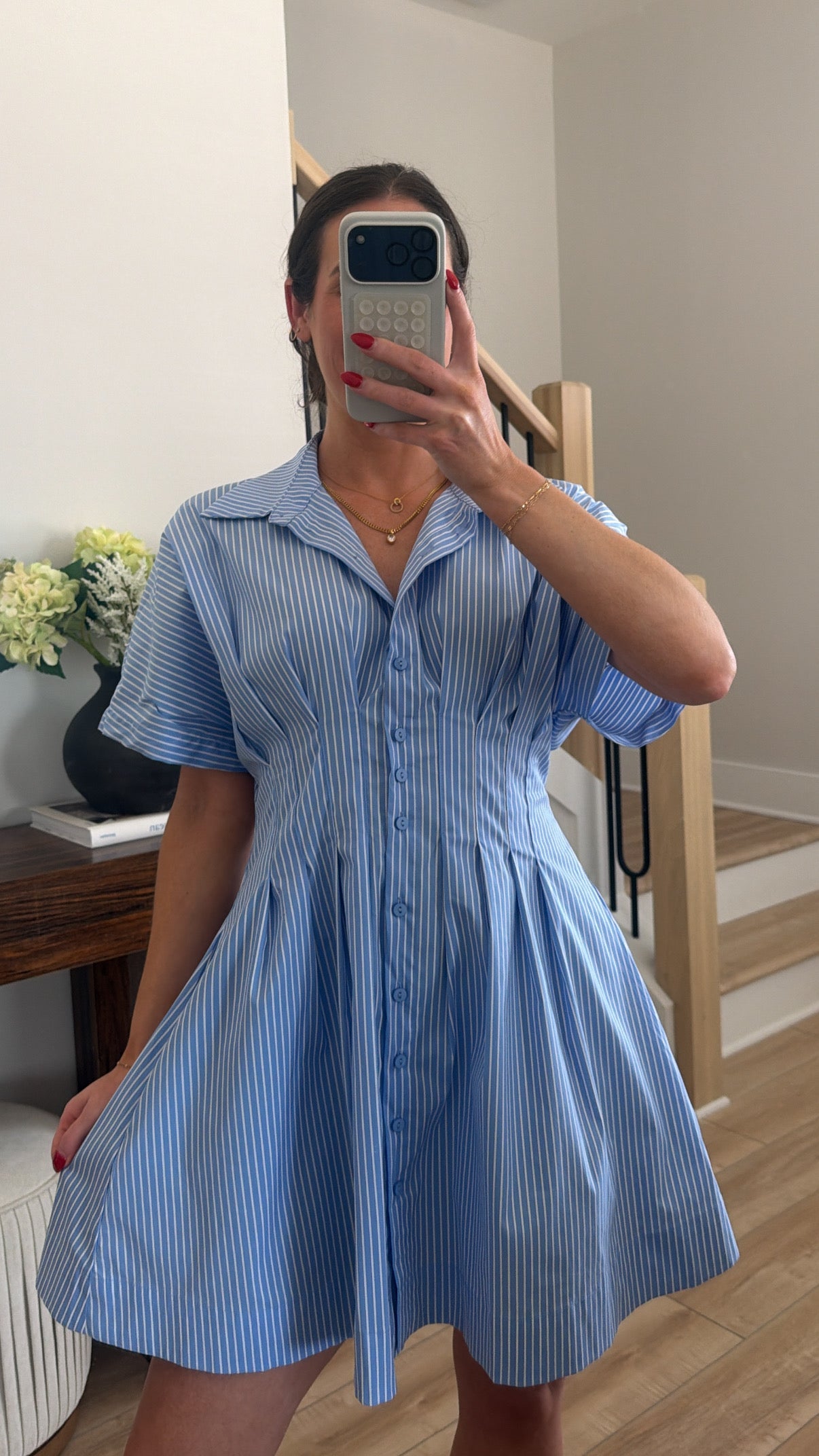 Seabreeze Pinstripe Dress
