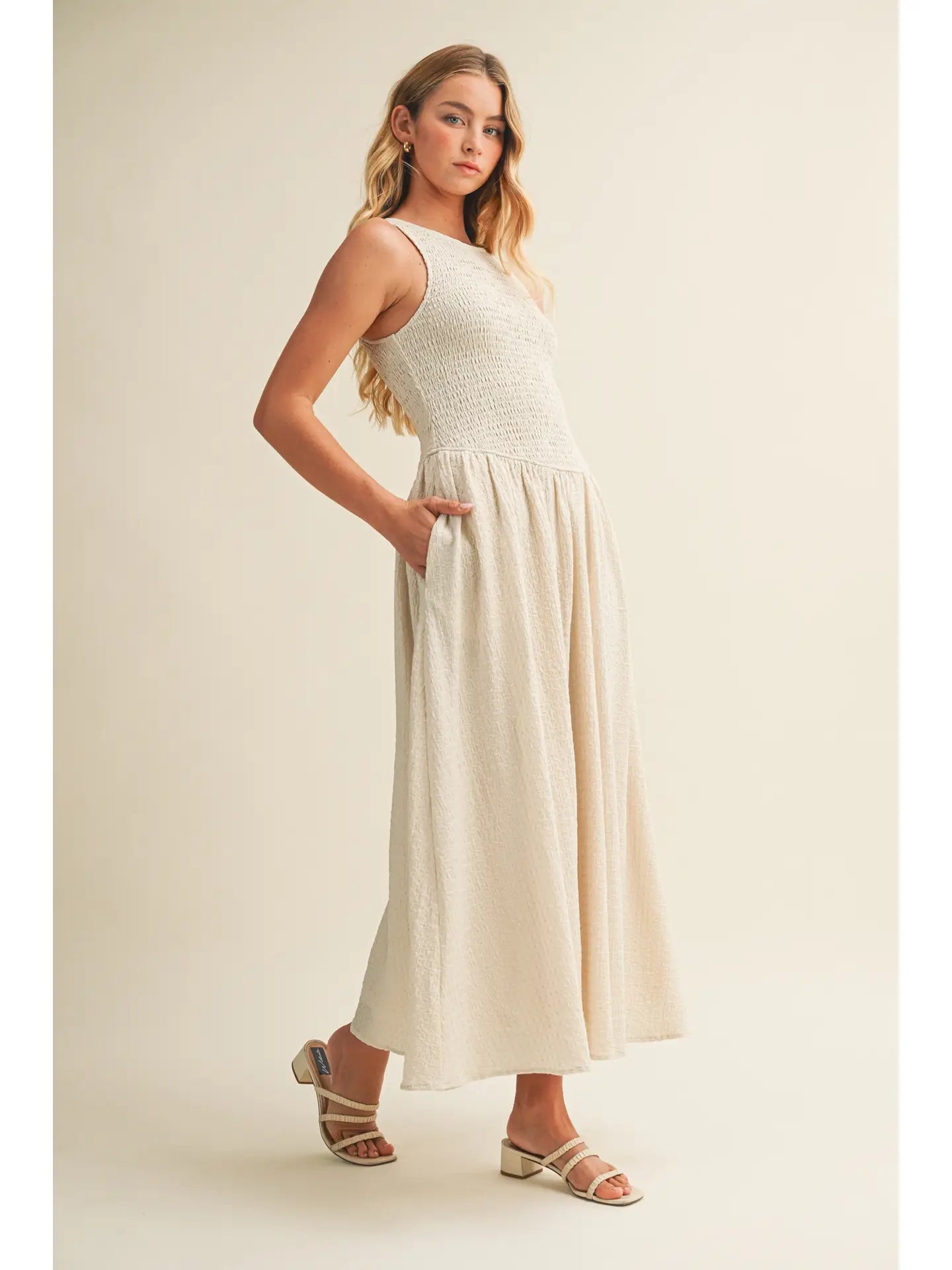 Summer Breeze Smocked Maxi Dress