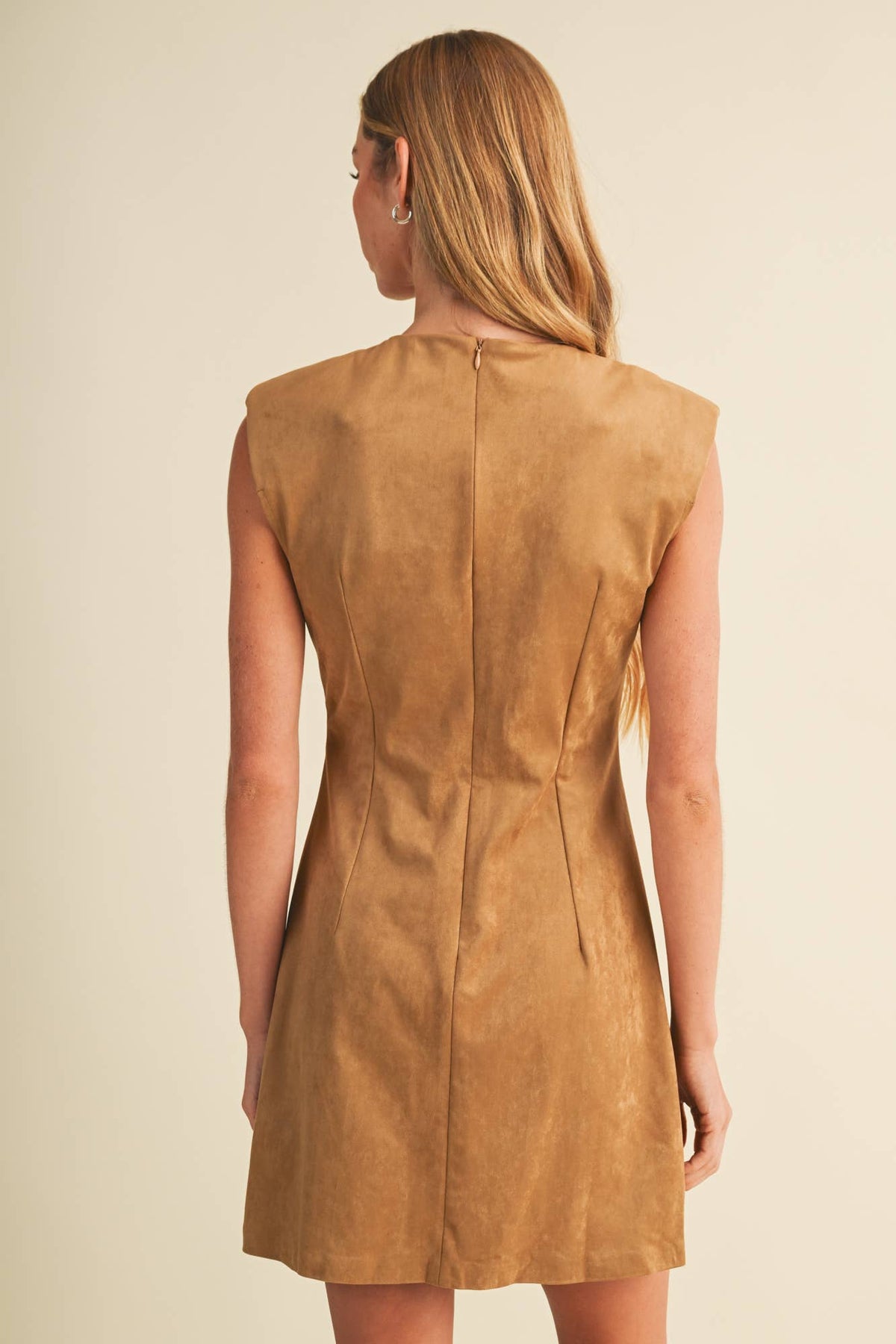 Autumn Daze Suede Dress