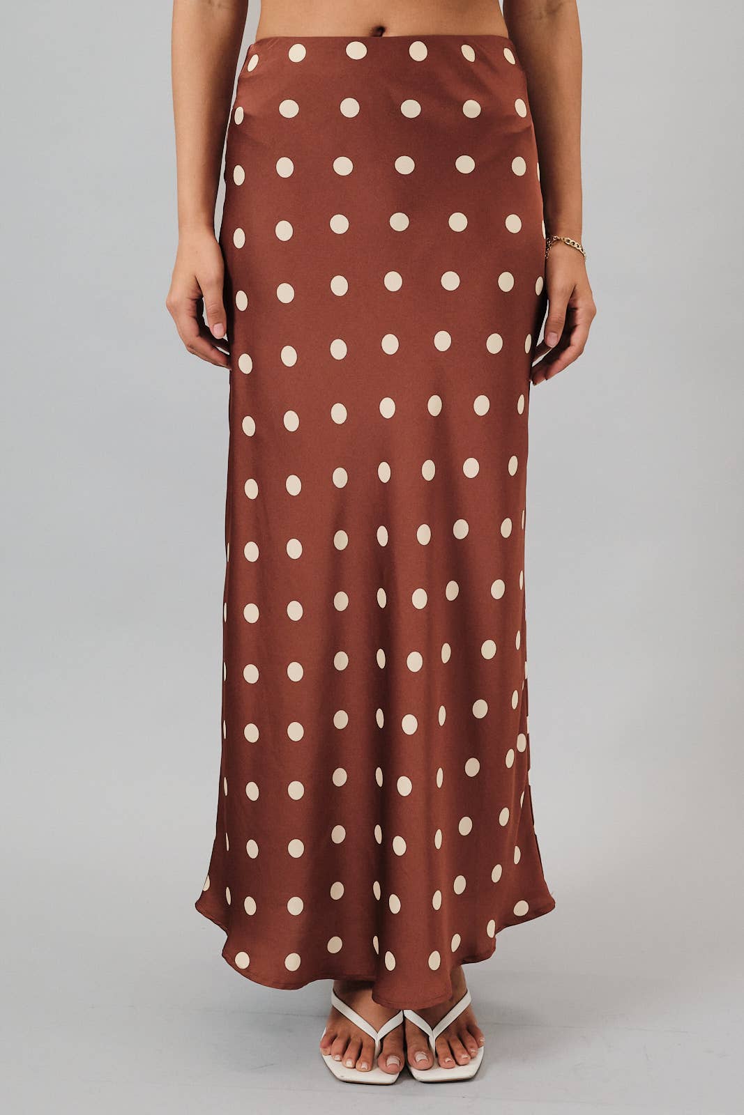 Parisian Polka Dot Midi Skirt