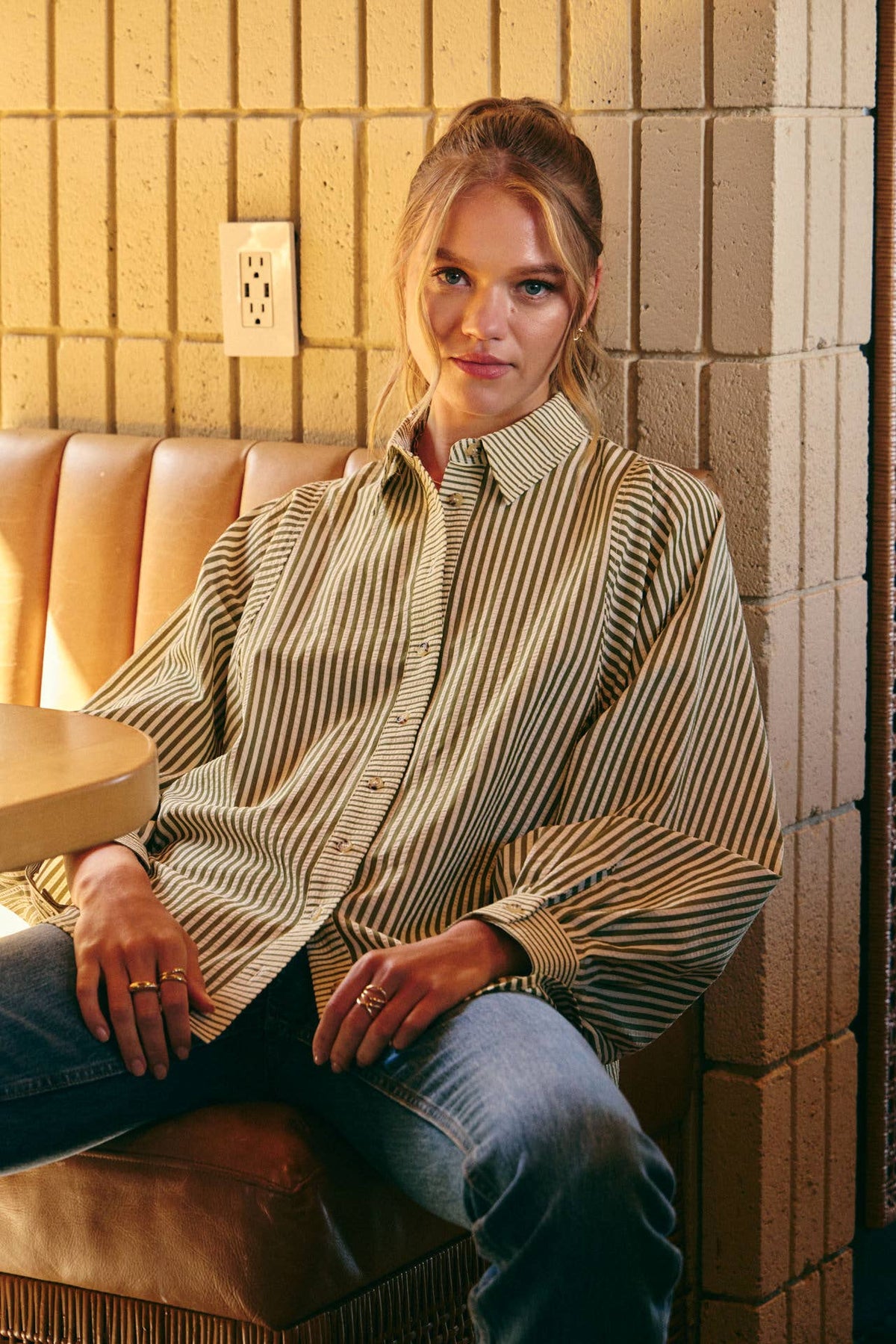 French Cafe Button Down Shirt