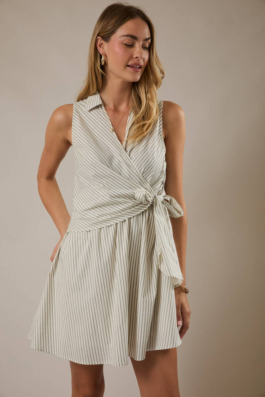 Valencia Days Front-Tie Dress