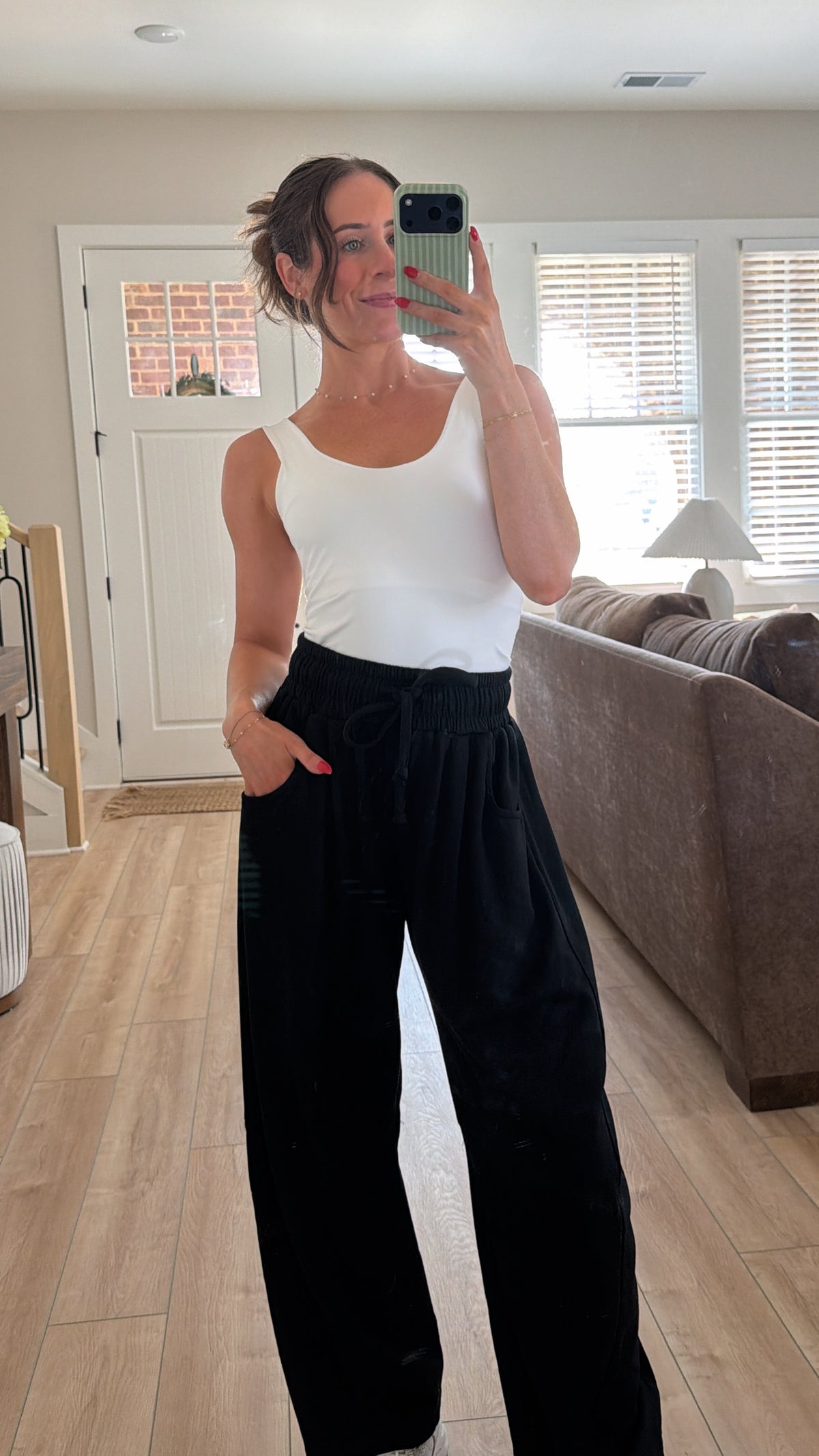 Midnight Cruise Barrel Trousers