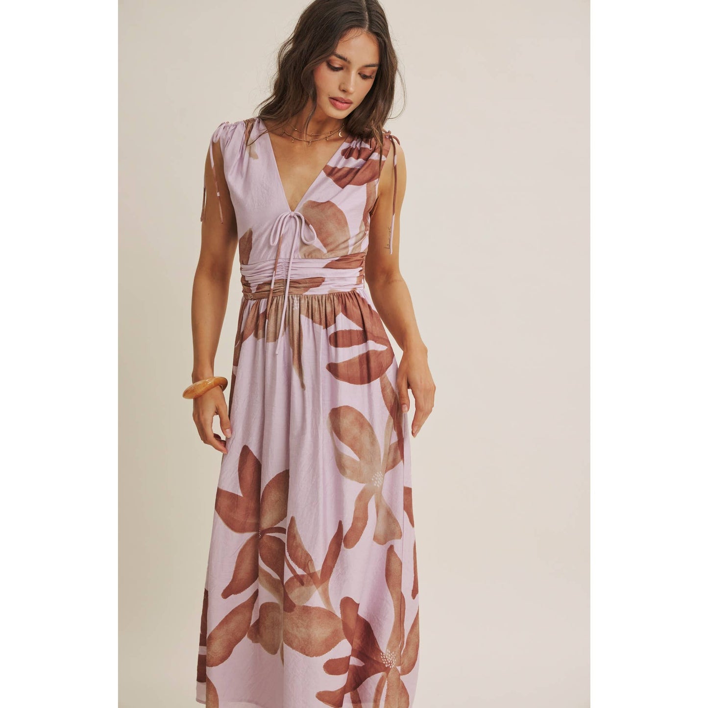 Tropical Sunset Midi Dress