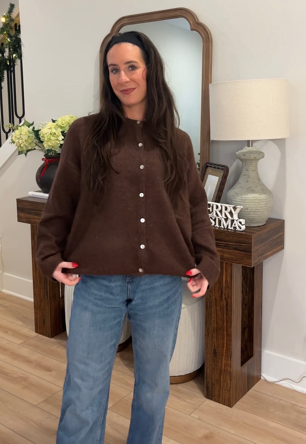 Cream Coast Cardigan Sweater