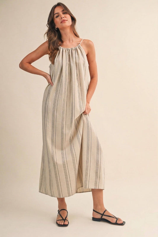 Capri Coast Midi Maxi Dress