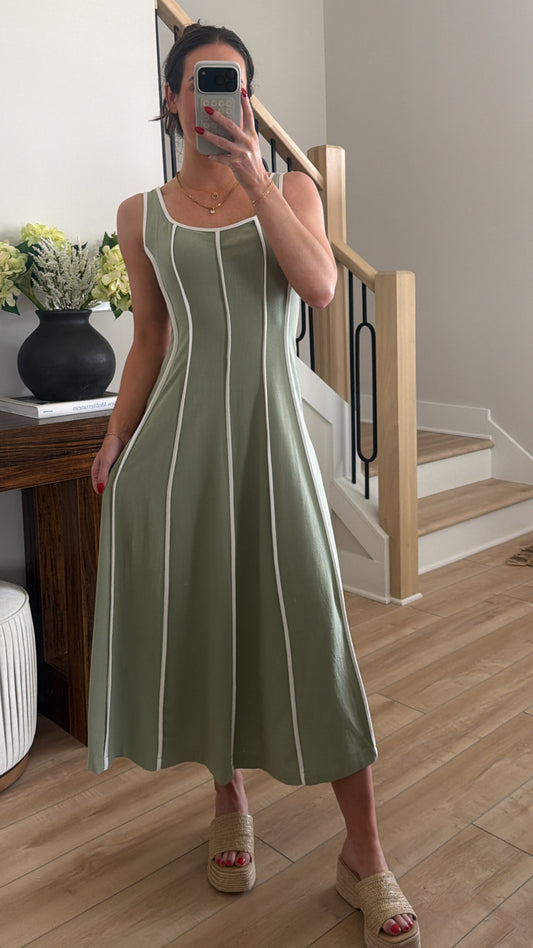 Sage Shore Maxi Dress