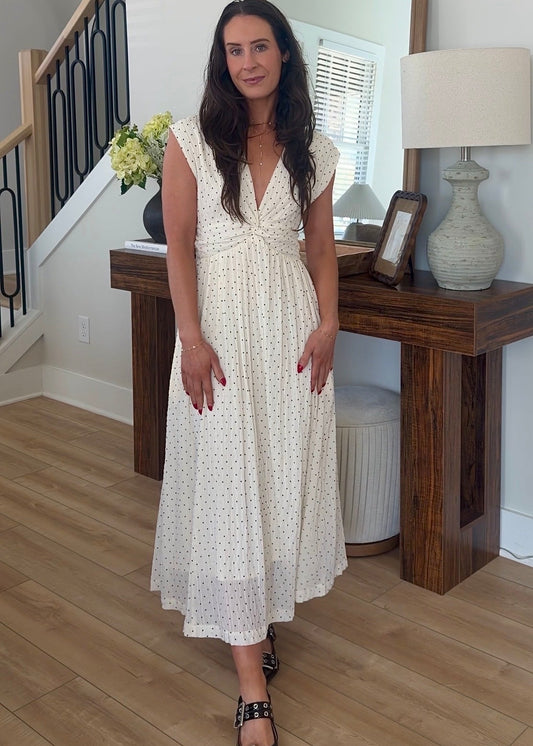 Golden Dunes Midi Dress