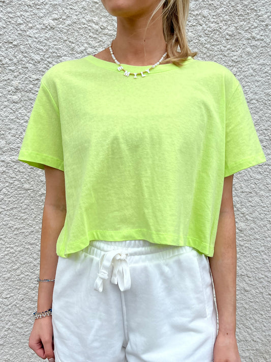 Travel Loving Cropped Tee