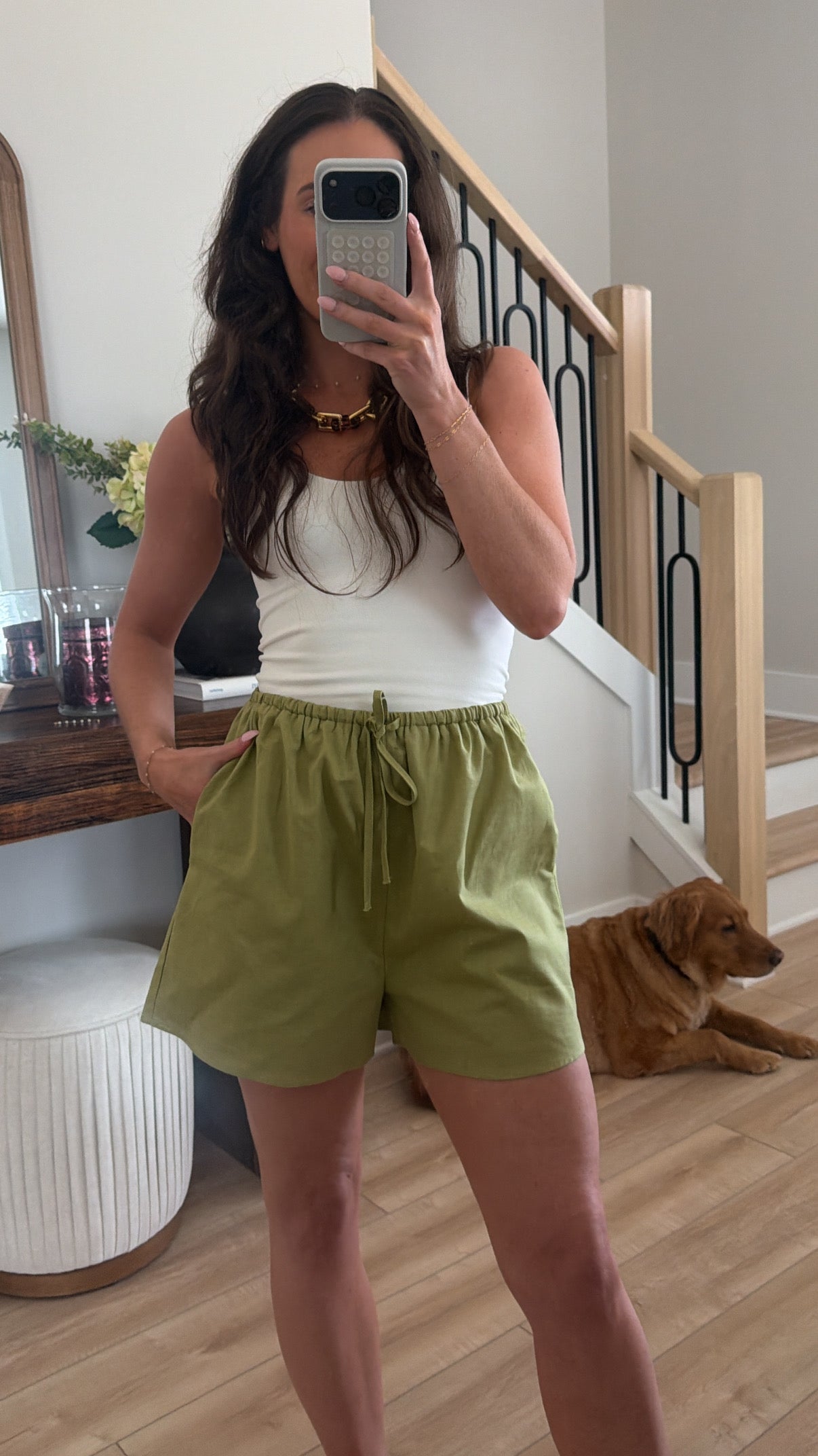 Seaside Linen Drawstring Shorts