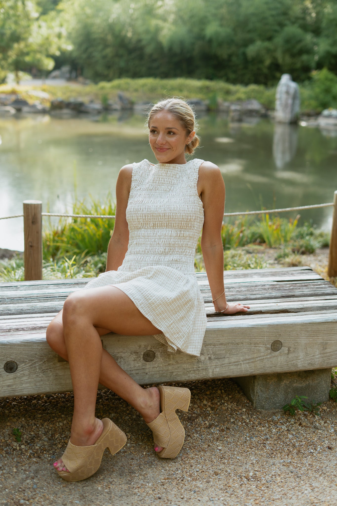Bellina Gingham Romper