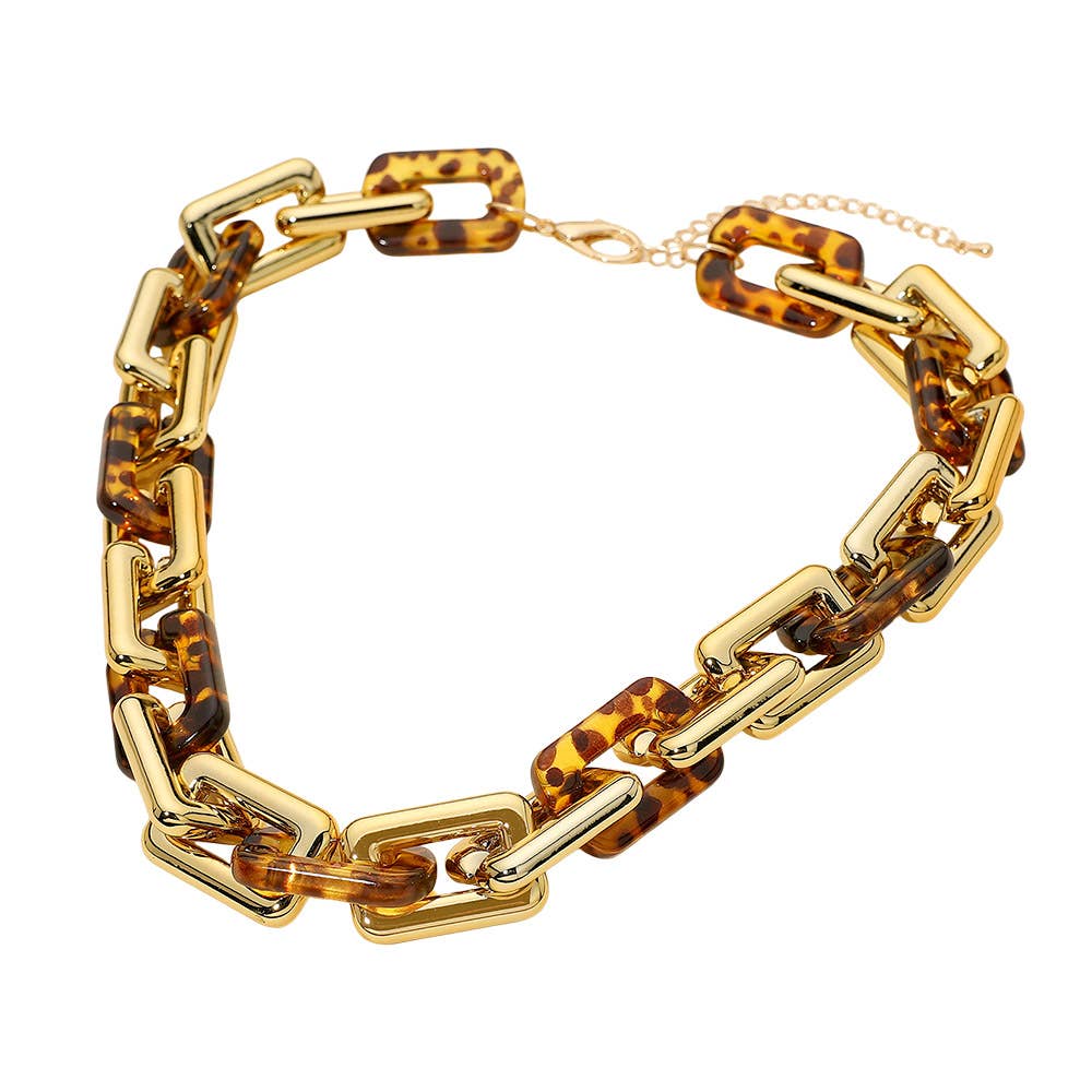 Cape Town Geometric Link Necklace