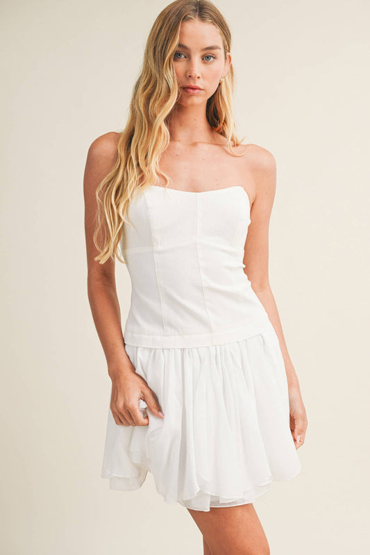 Fall Fever Drop Waist Dress