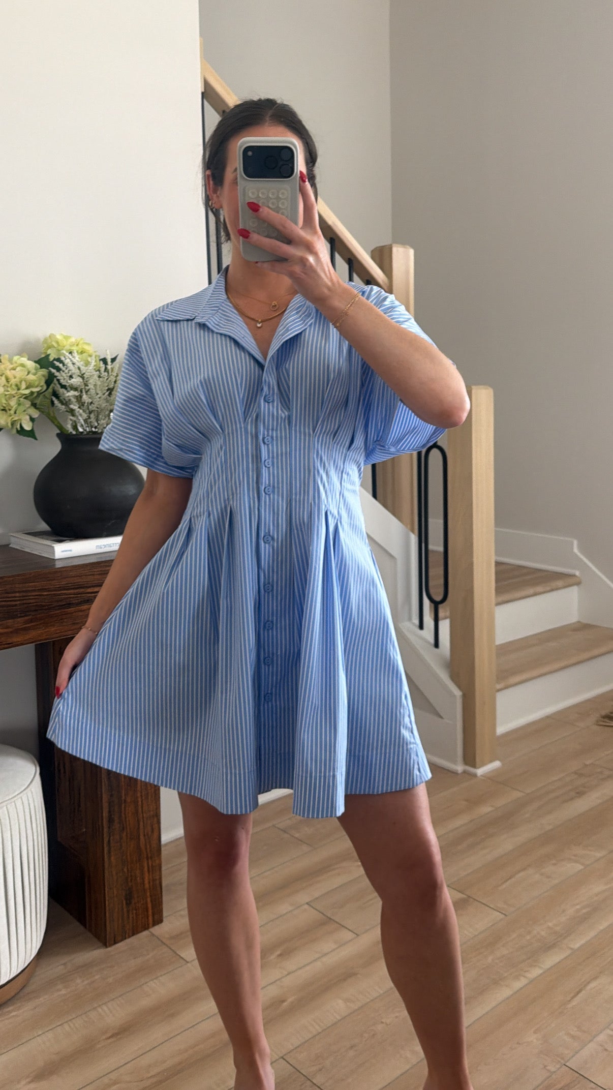 Seabreeze Pinstripe Dress