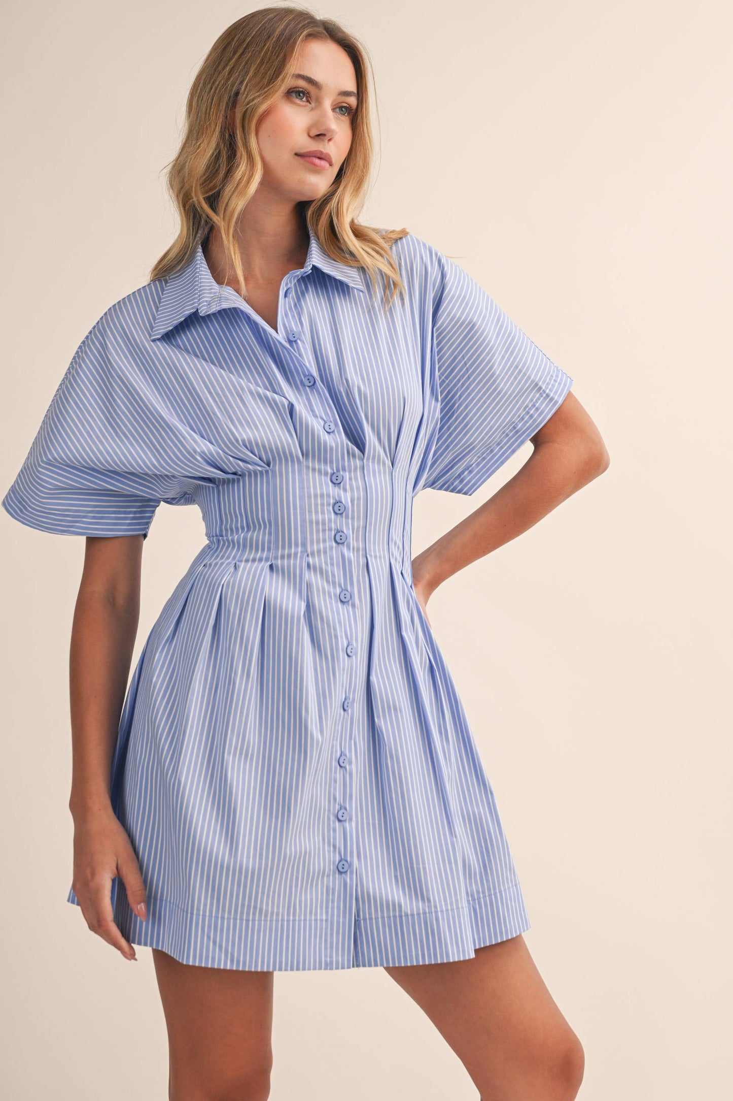 Seabreeze Pinstripe Dress