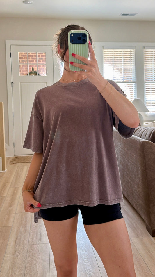 Cozy Chaser Oversized Tee