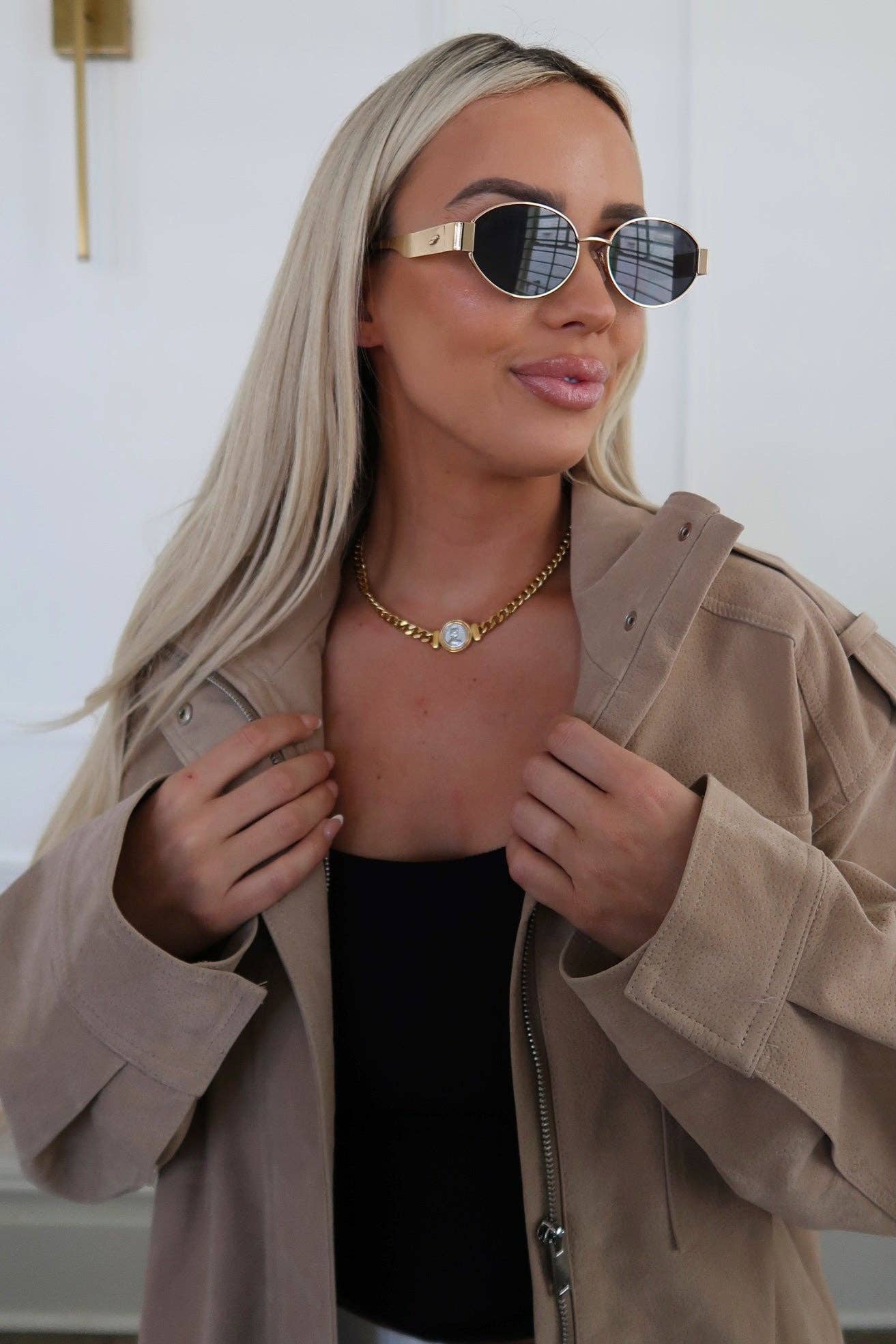 Via Roma Medallion Necklace