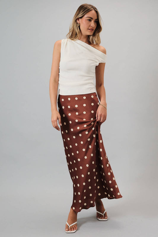 Parisian Polka Dot Midi Skirt