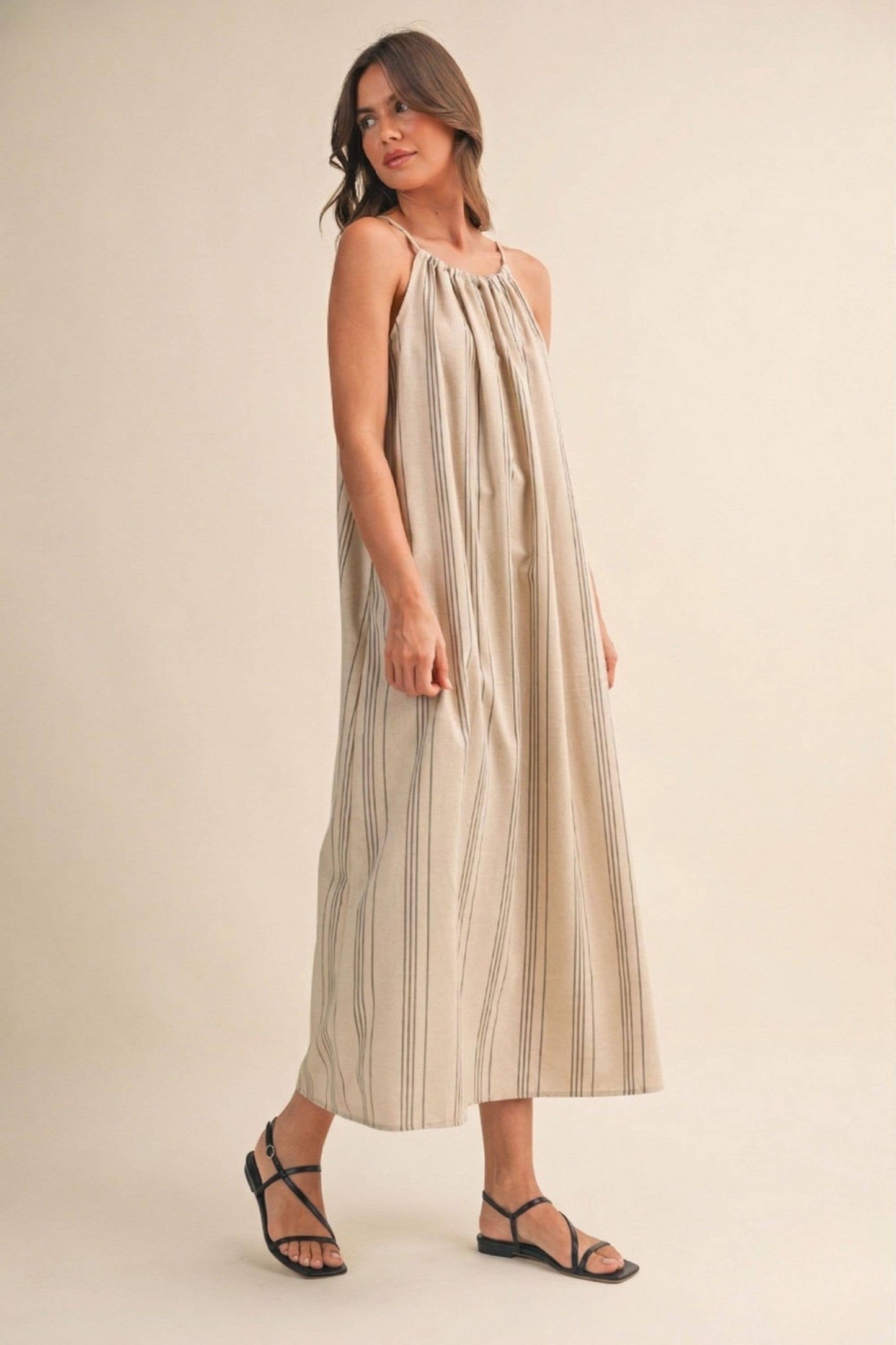 Capri Coast Midi Maxi Dress