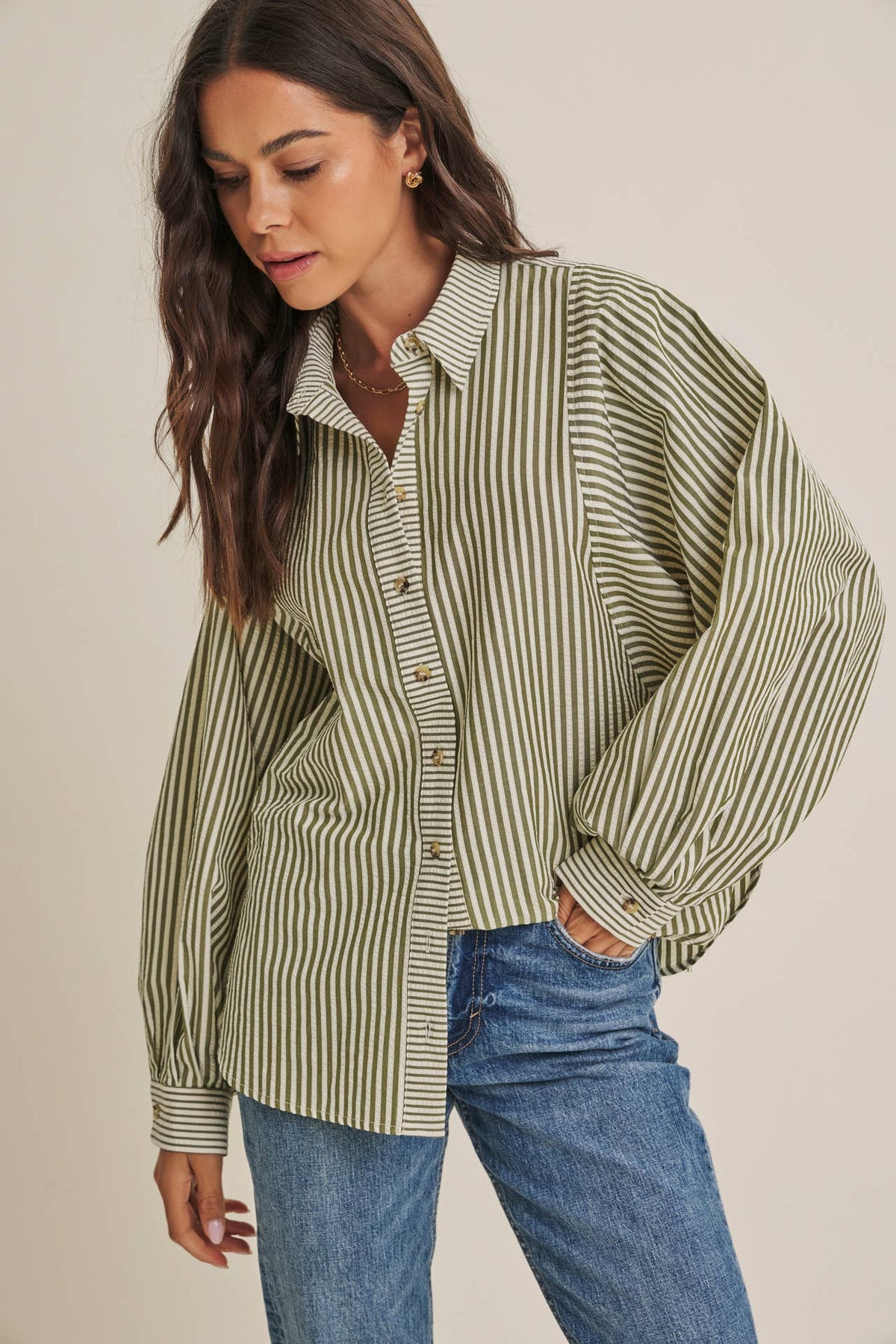 French Cafe Button Down Shirt