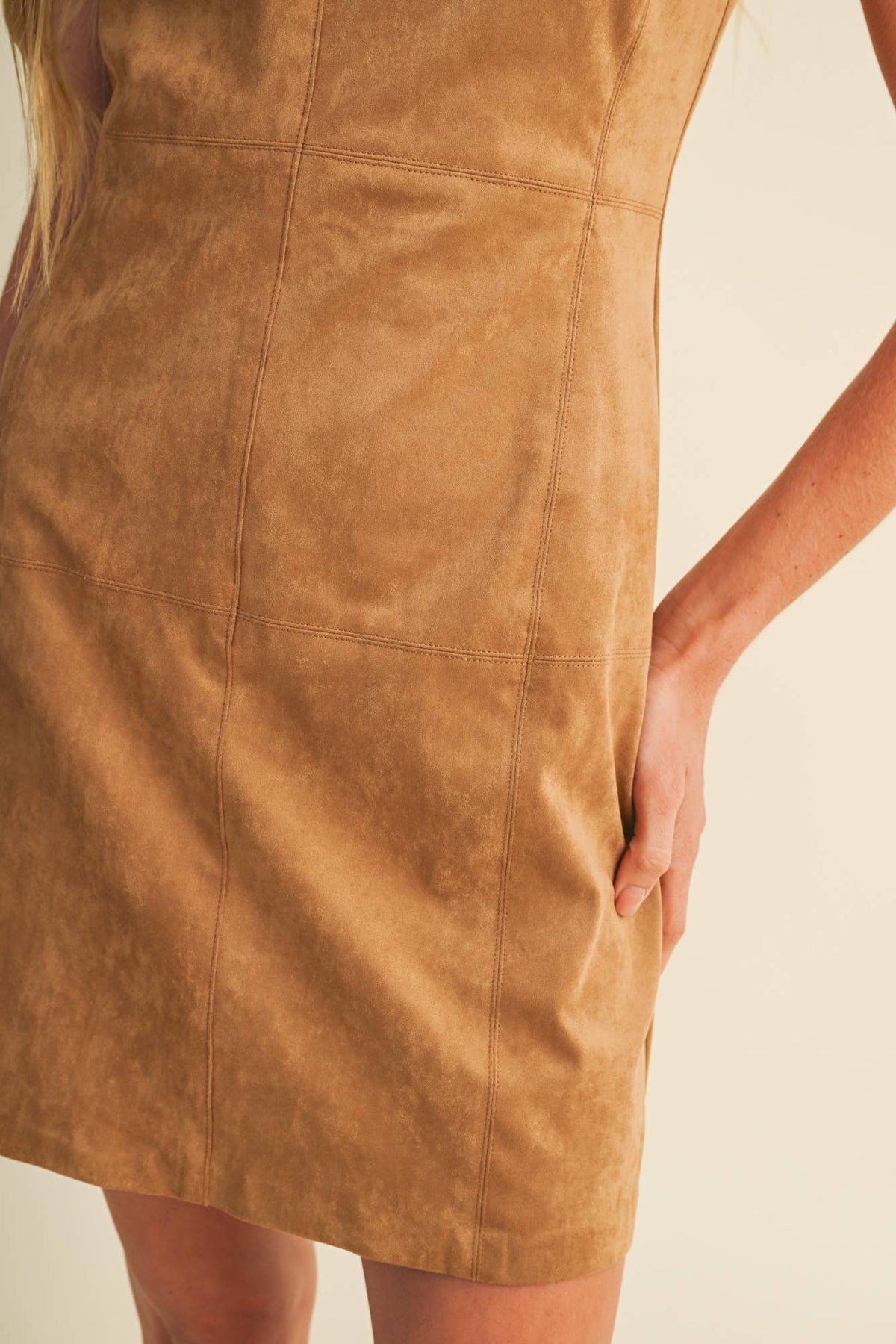 Autumn Daze Suede Dress