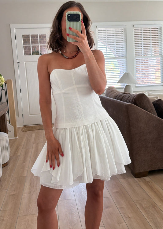 Fall Fever Drop Waist Dress
