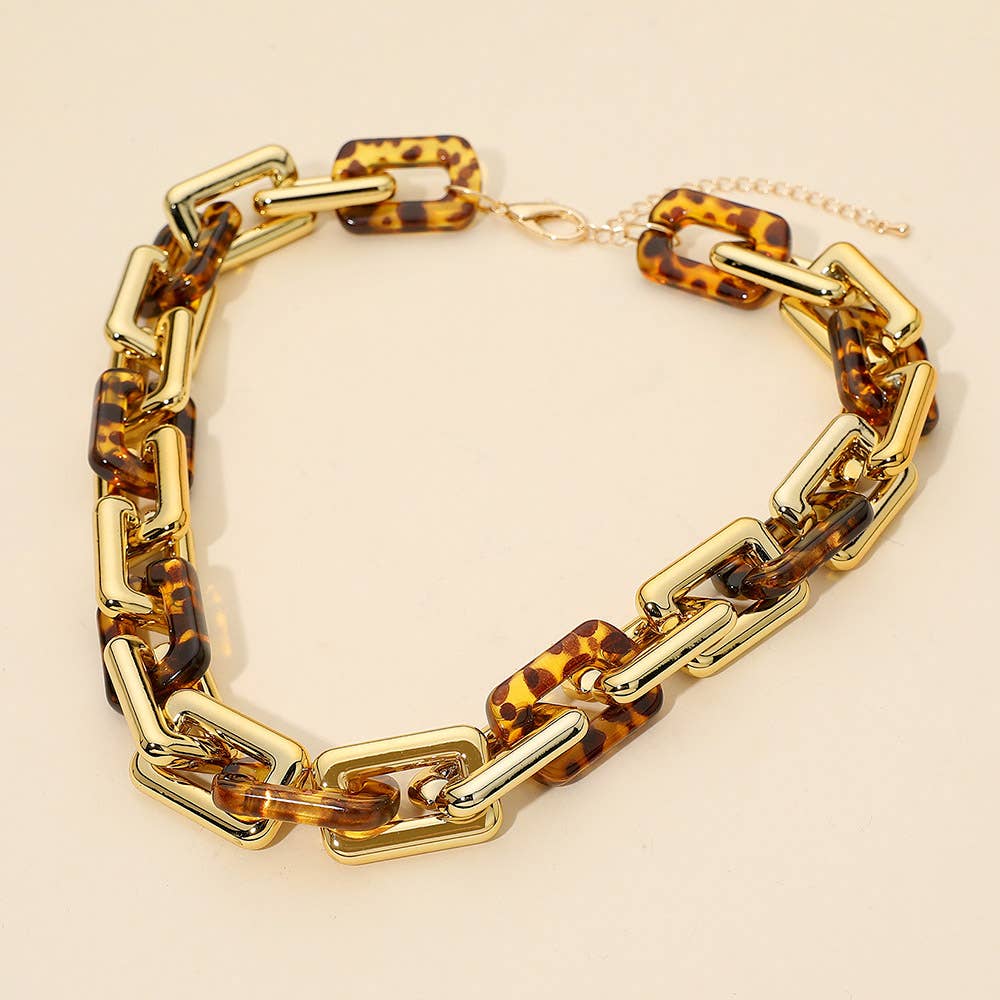 Cape Town Geometric Link Necklace