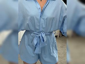 Blue Lagoon Romper