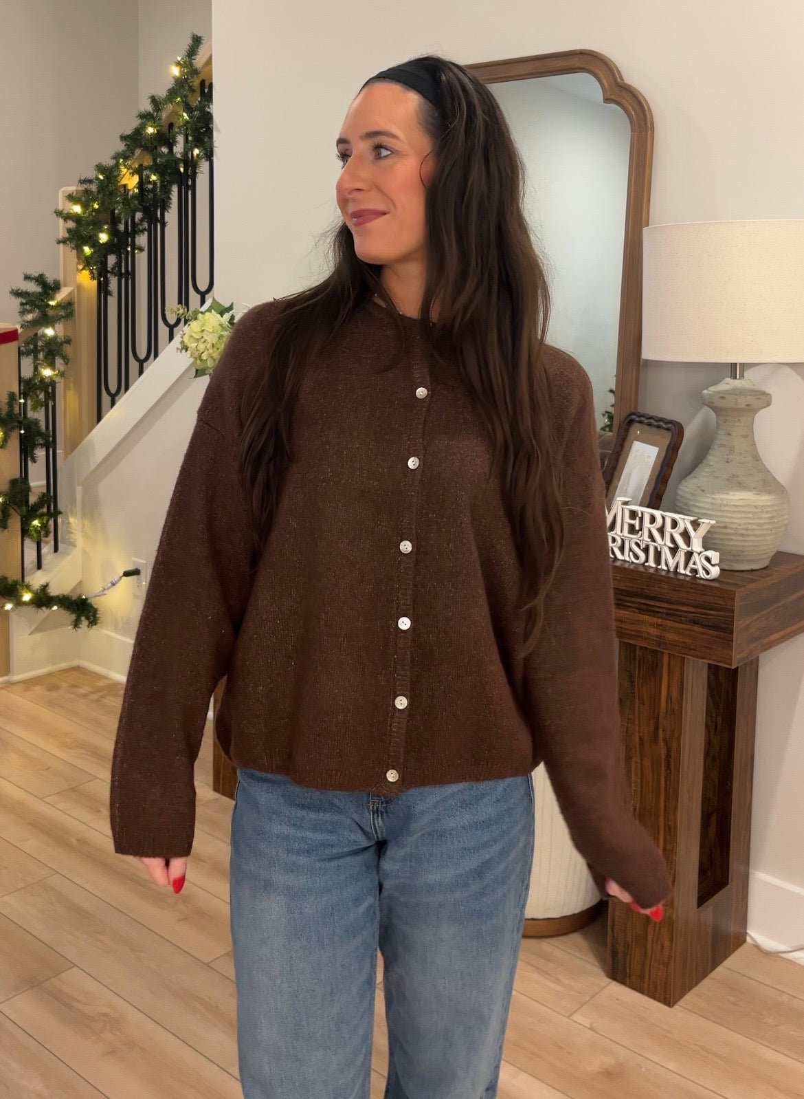 Cream Coast Cardigan Sweater