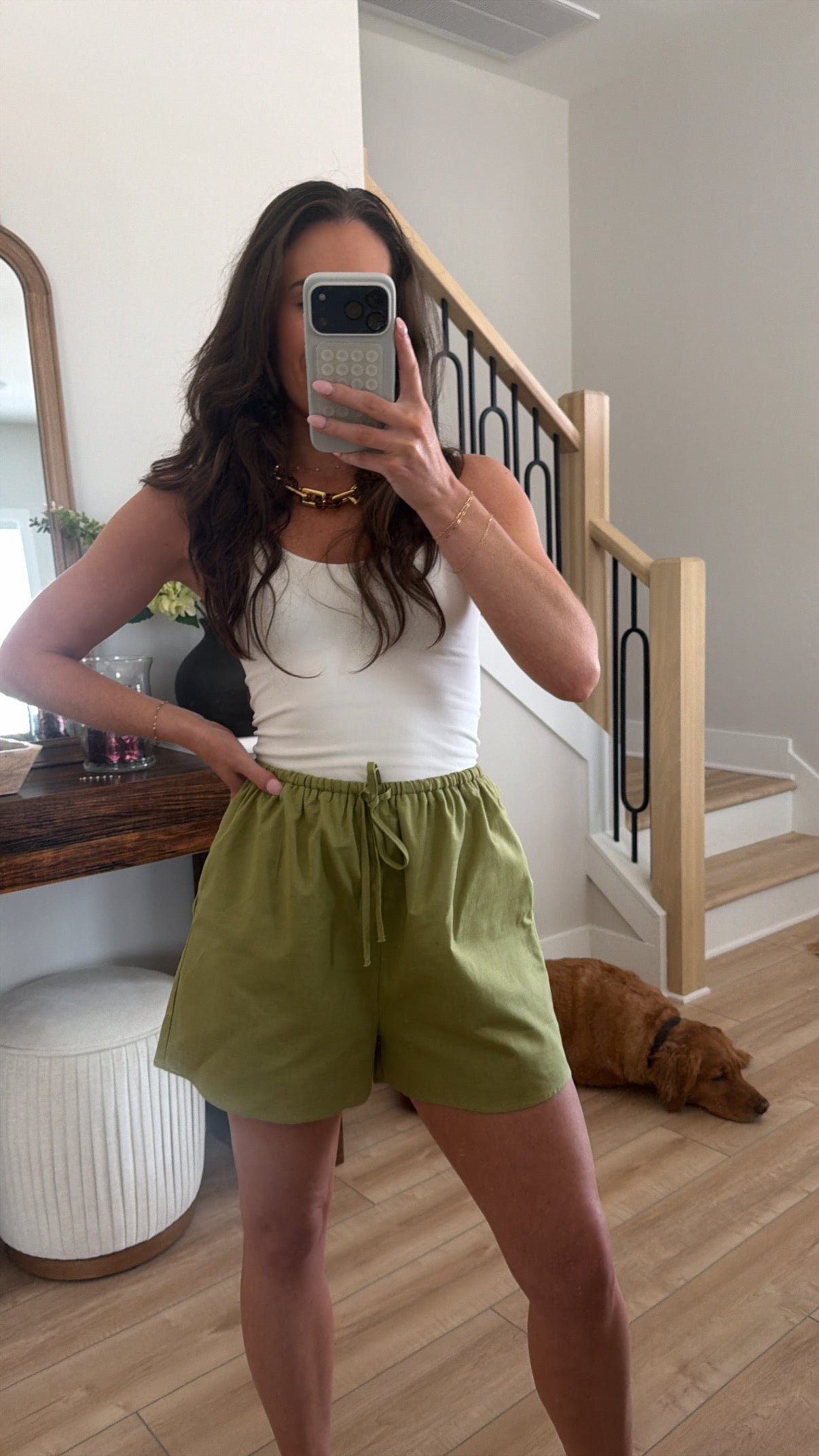 Seaside Linen Drawstring Shorts
