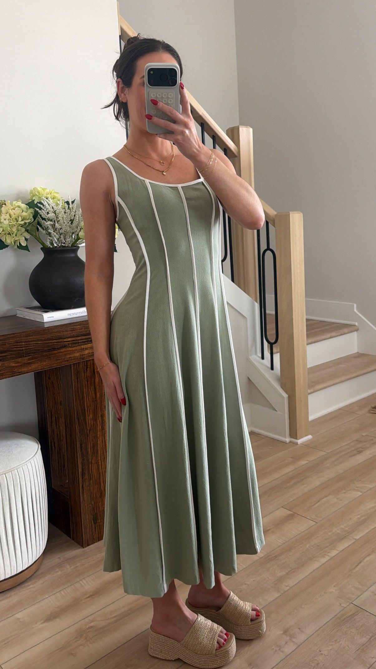 Sage Shore Maxi Dress