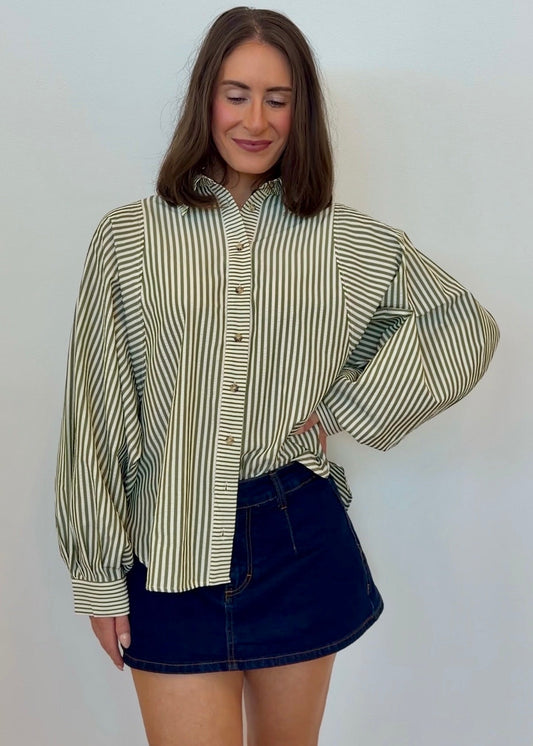 French Cafe Button Down Shirt
