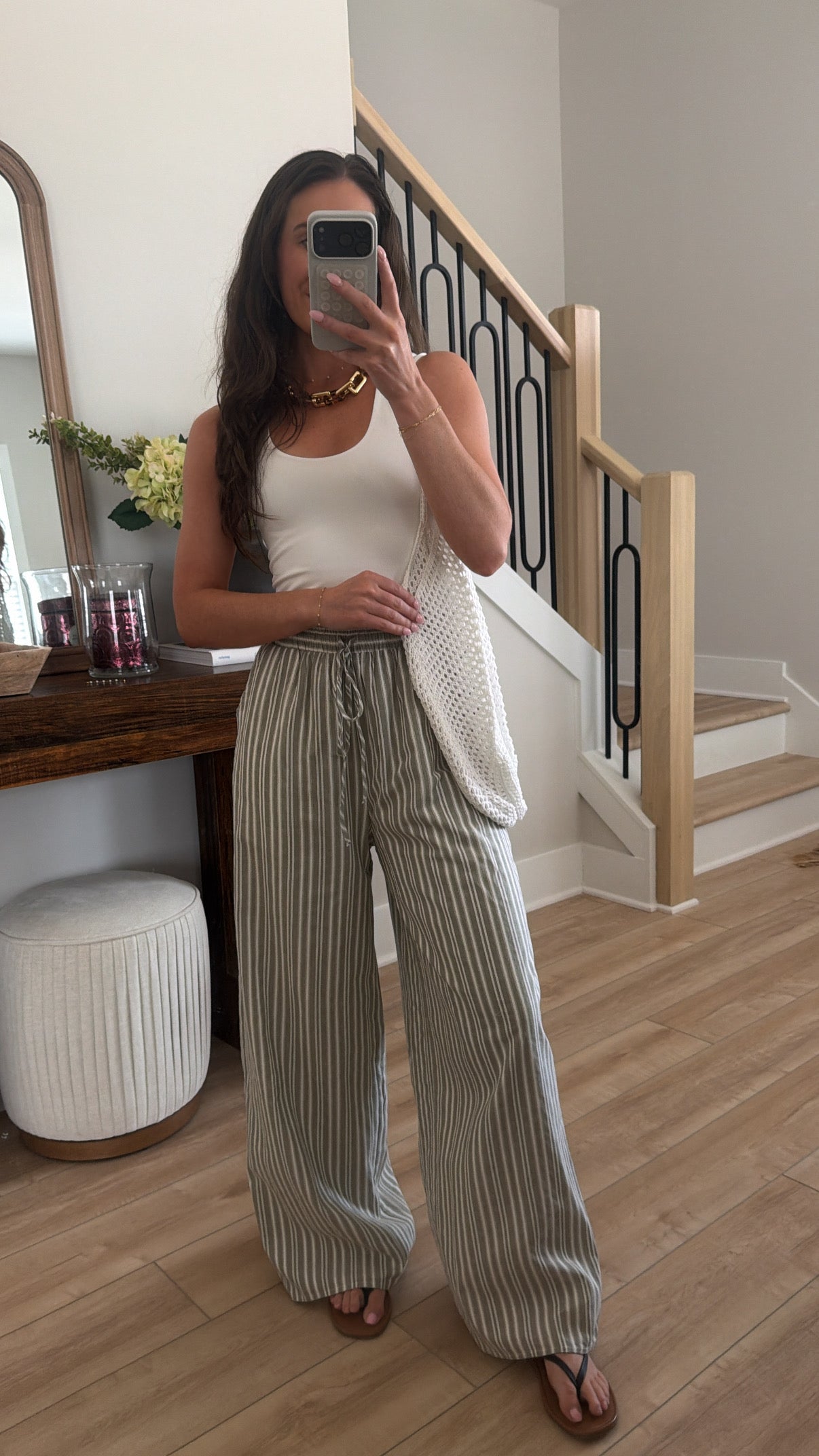 Harbor Light Stripe Wide Leg Pants