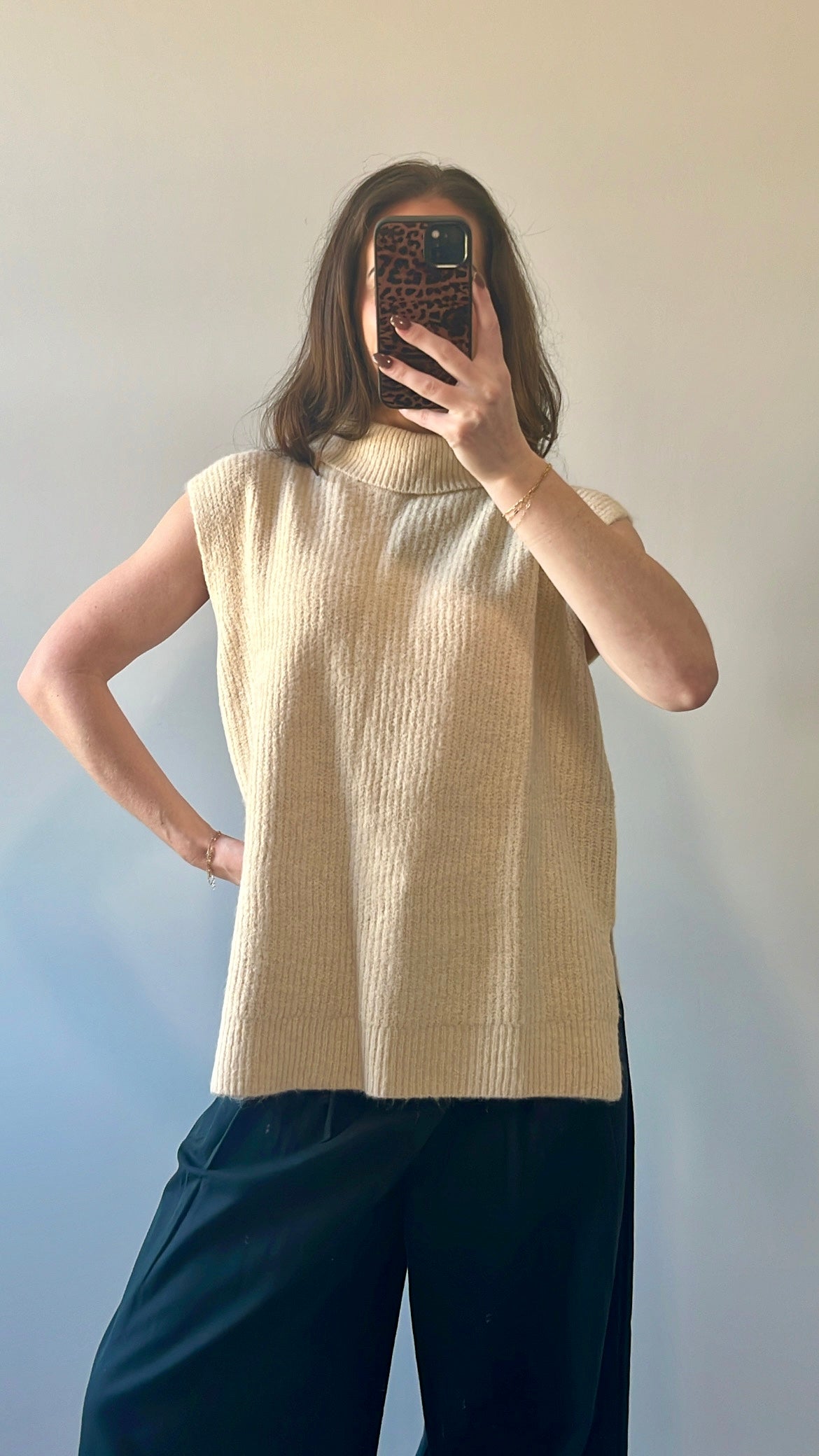 Crème Brûlée Turtleneck Sweater