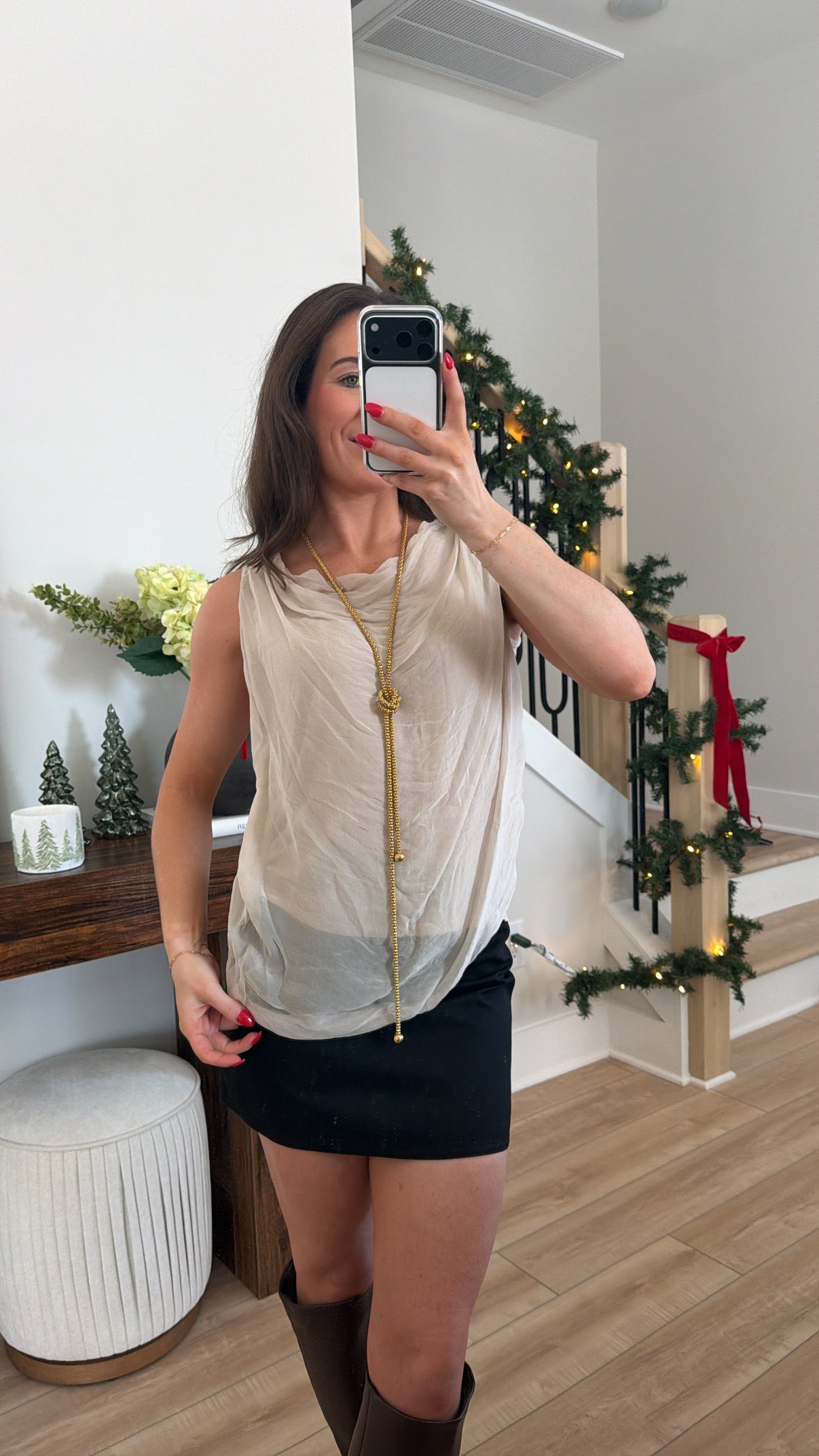 Bella Roma Sheer Top